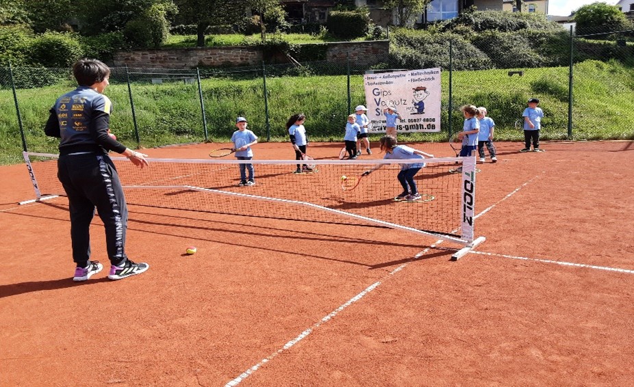 Tennisjugend im Einsatz